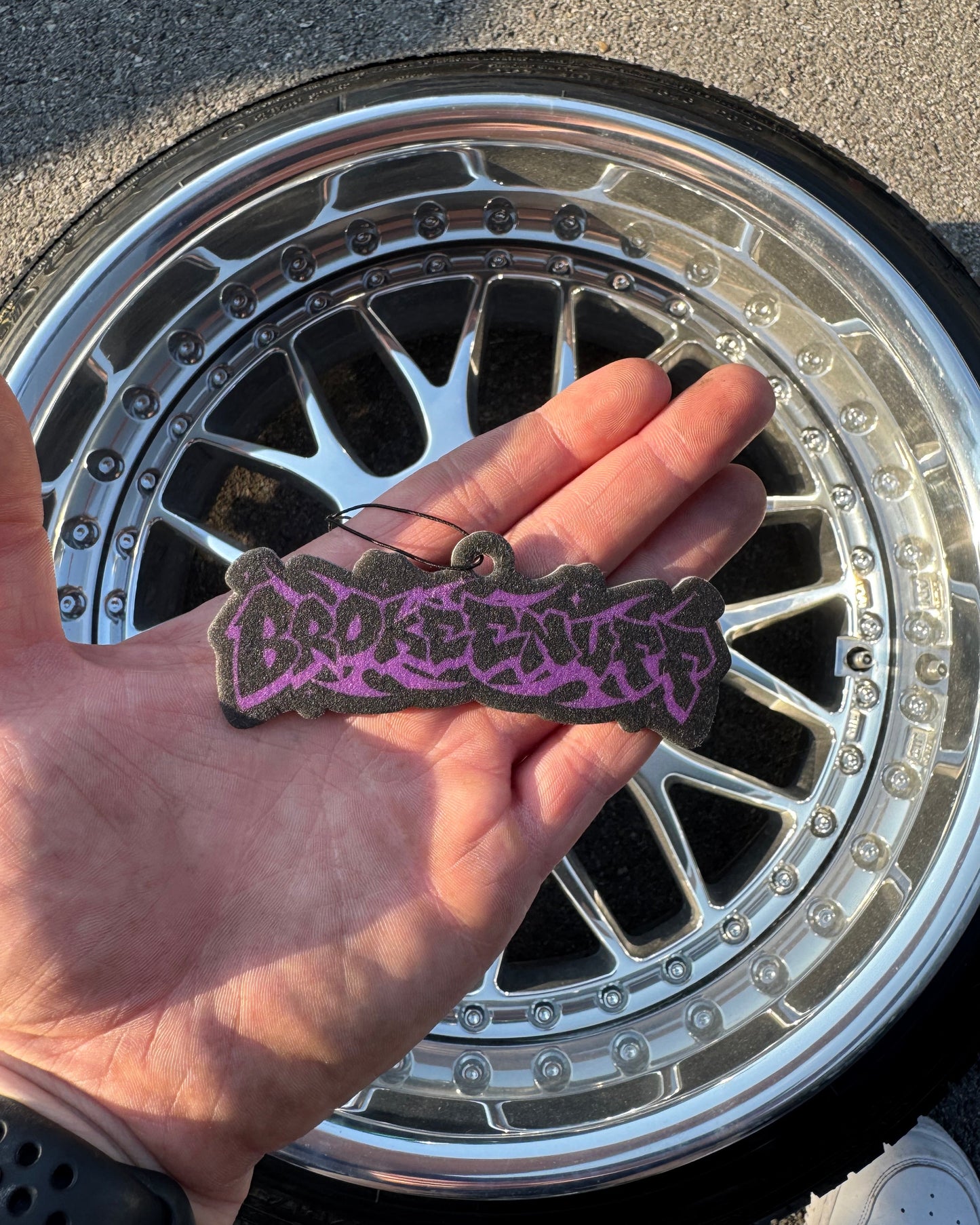 Tribal Graffiti Air Freshener purple