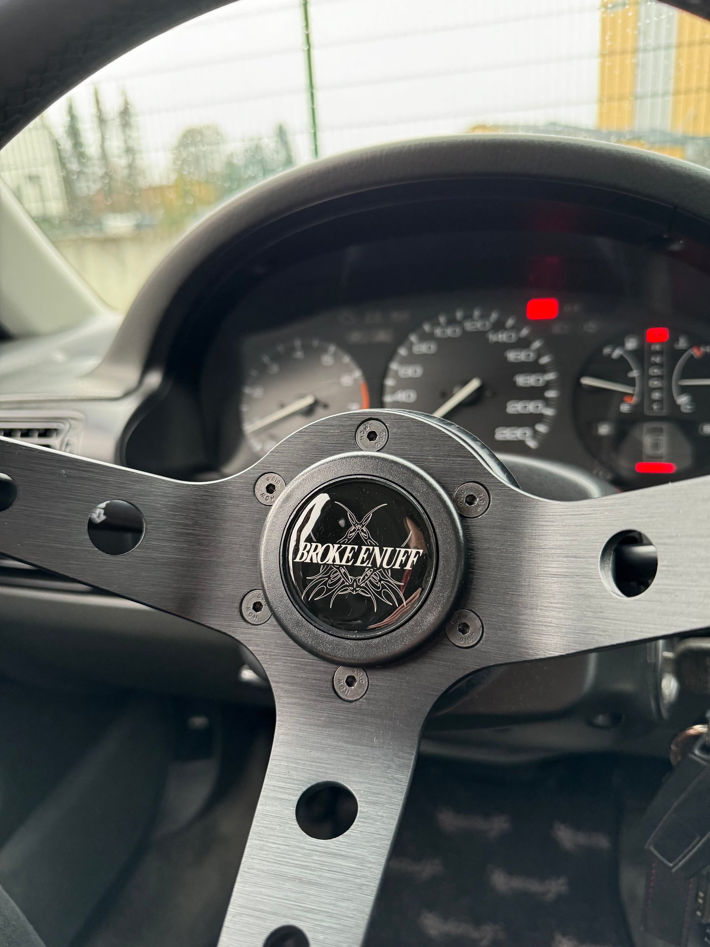 Horn Button Tribal Logo