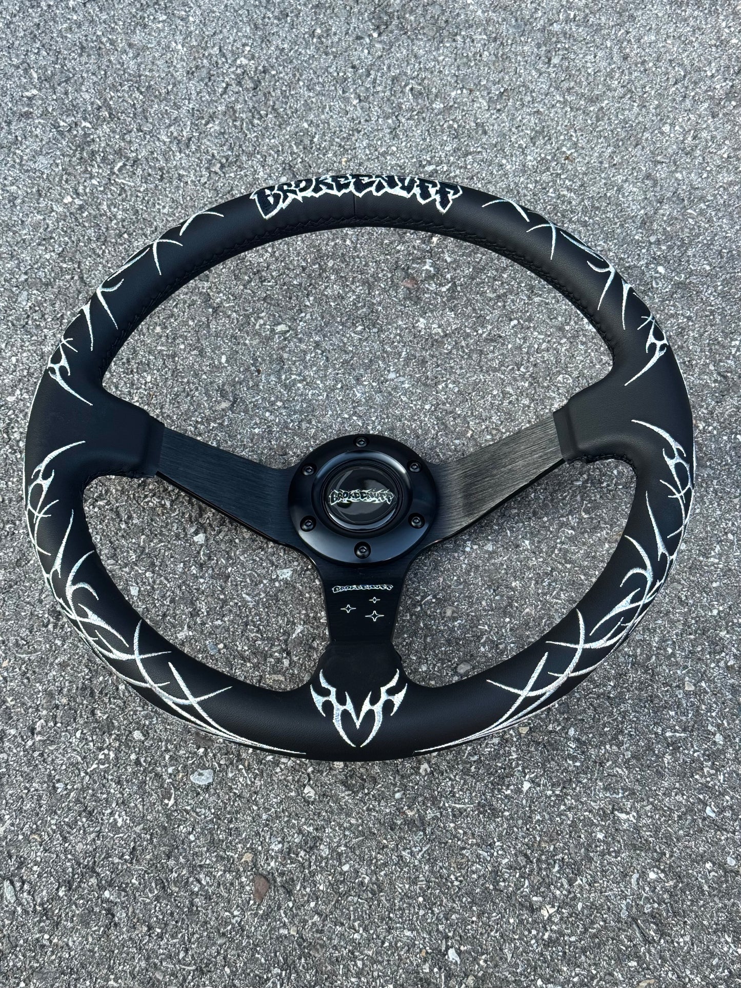 Tribal Graffiti Steering Wheel