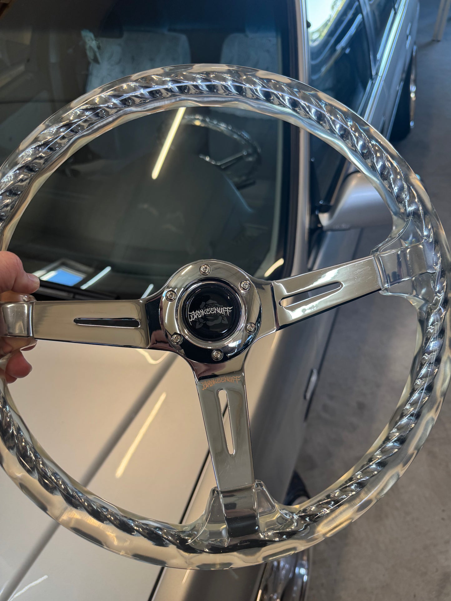 Thorns Chrome Steering Wheel