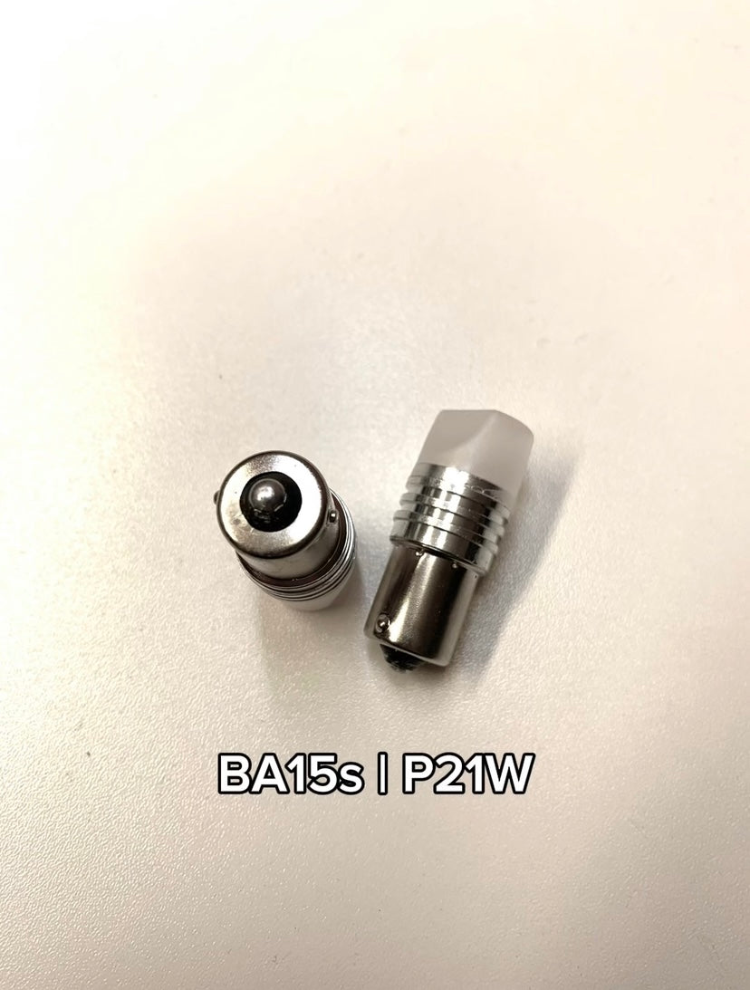 Red Strobe Brake LED Bulbs BAY15d | P21/5W or BA15s | P21W or T20 | 7443