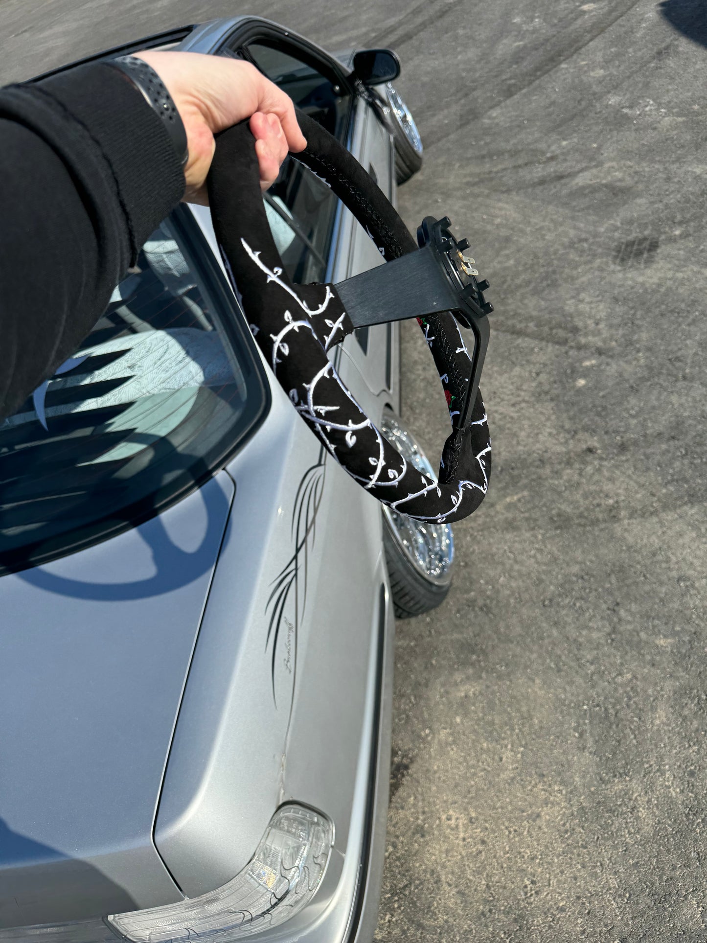 Thorns and Roses Steering Wheel