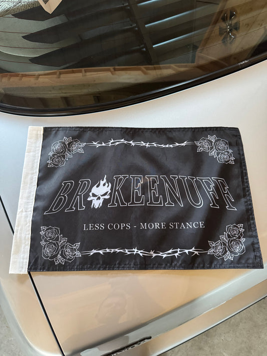 *LESS COPS - MORE STANCE* Window Flag (ONLY SPARE FLAGS!!!)