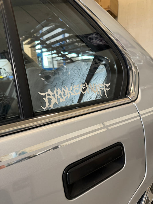 Brokeenuff Thorn Sticker
