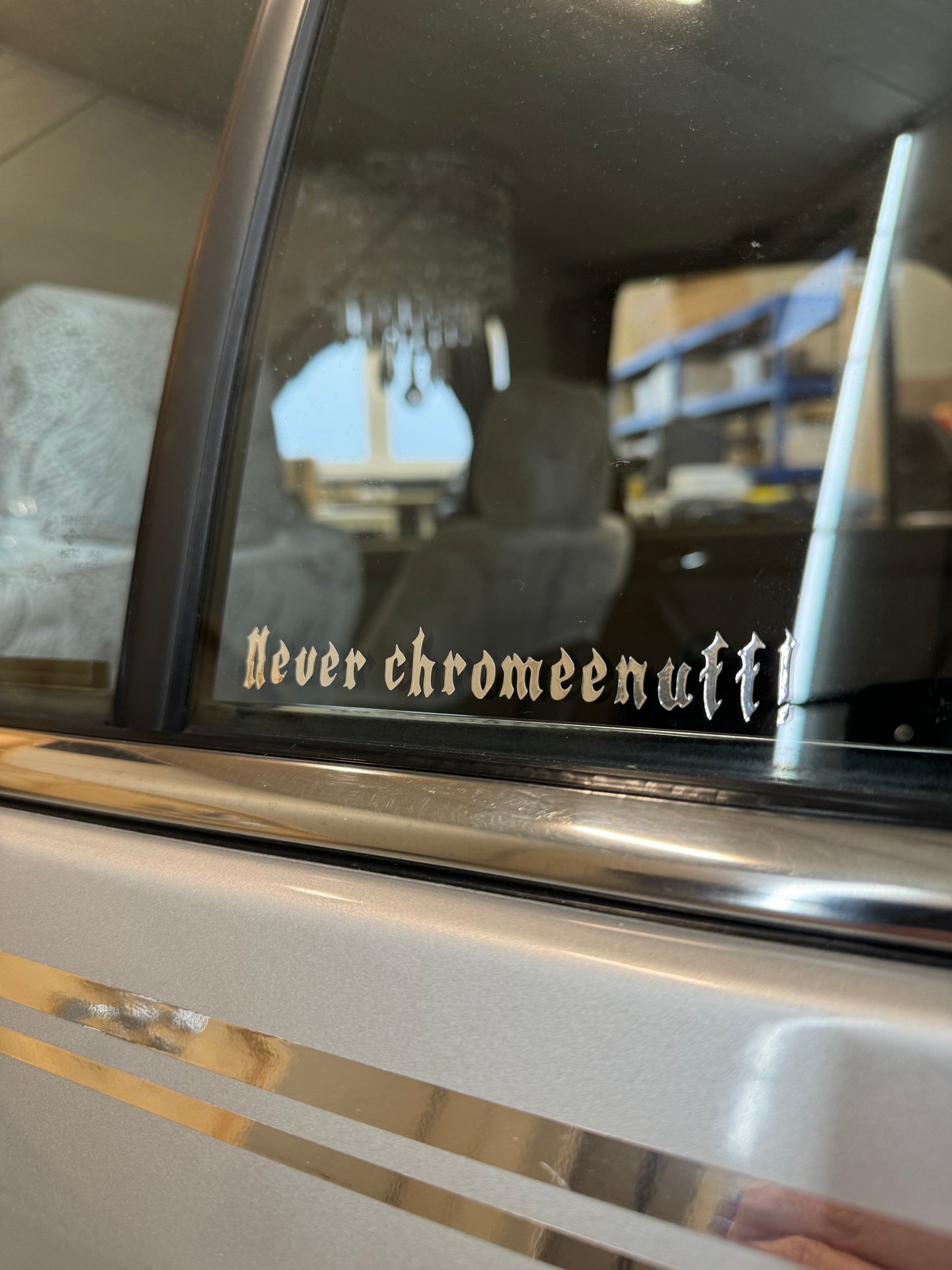Never chromeenuff! Sticker