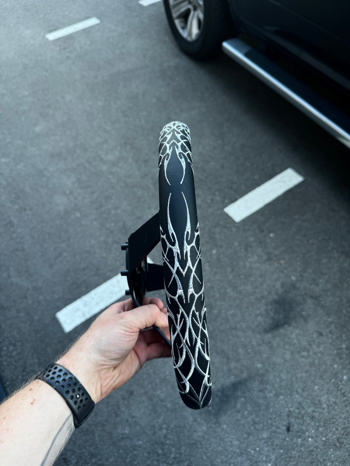 Tribal Graffiti Steering Wheel