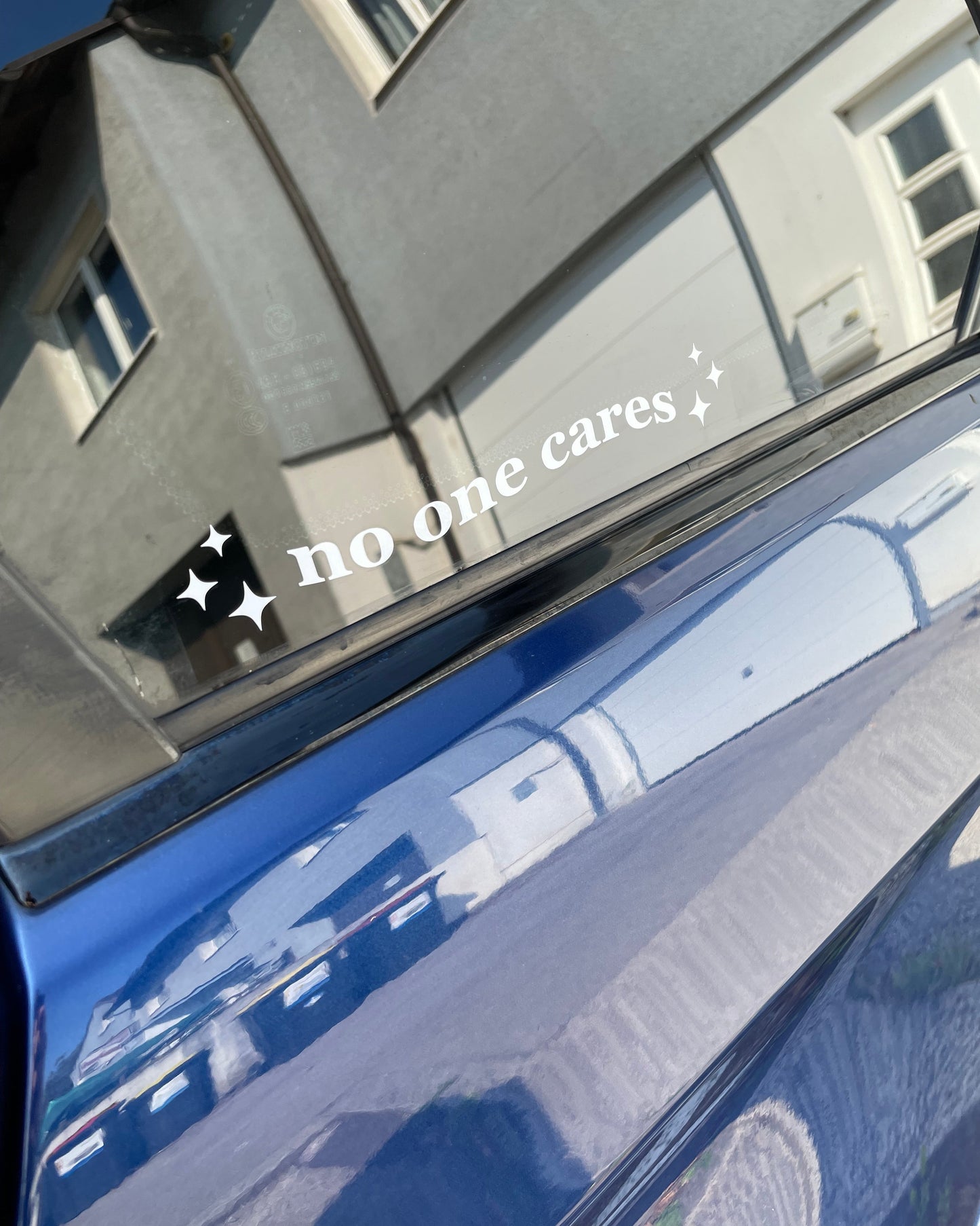 No one cares Sticker