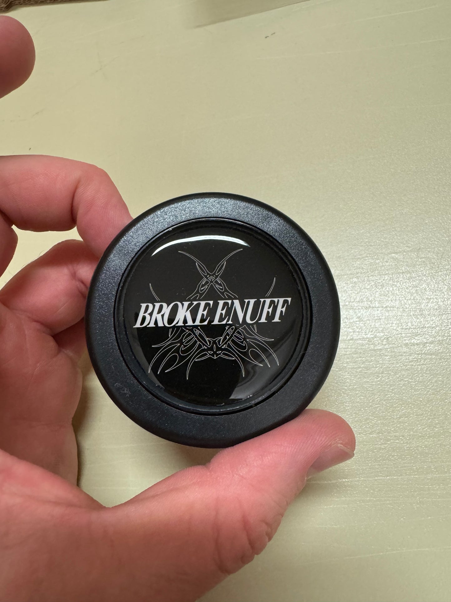Horn Button Tribal Logo