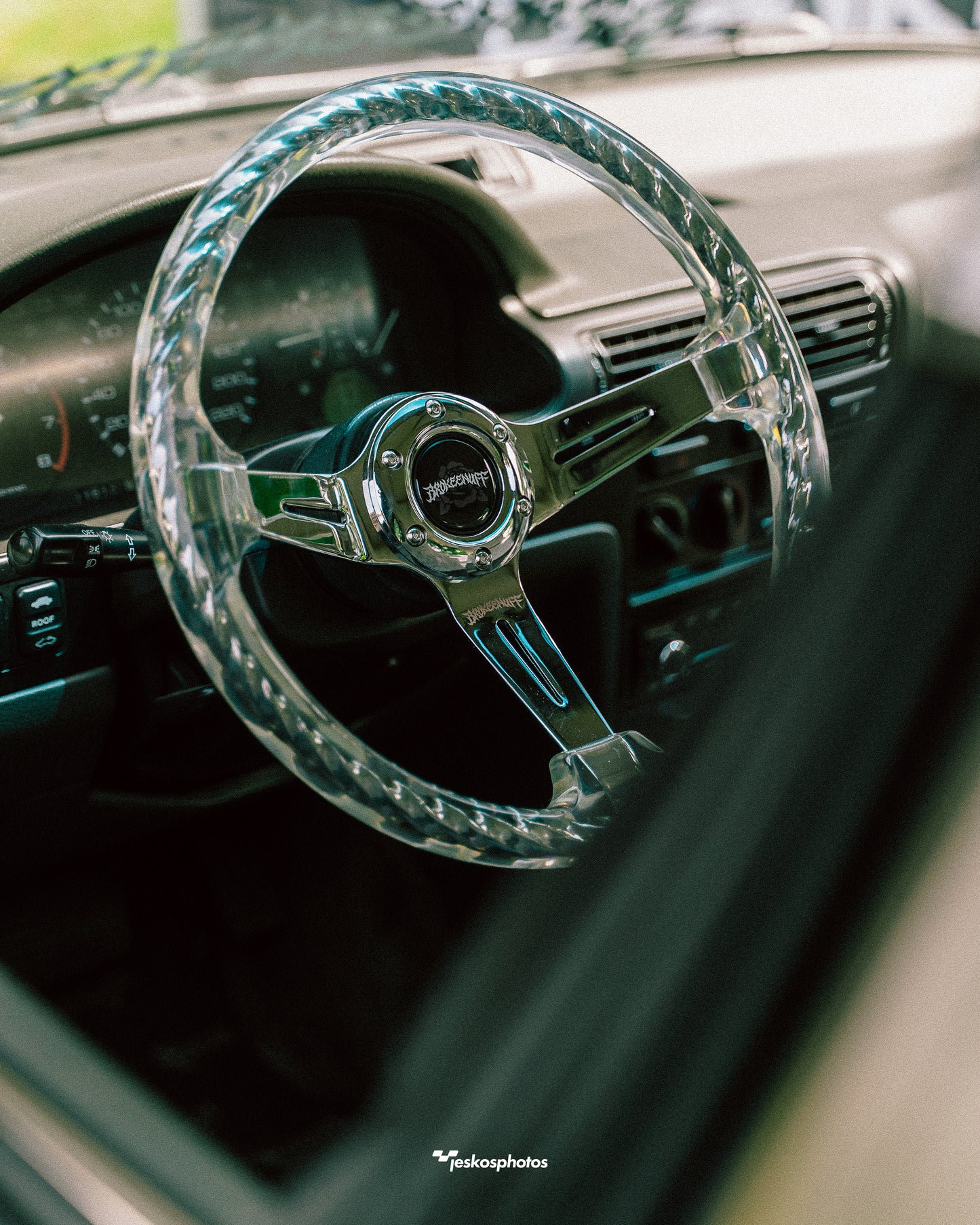 Thorns Chrome Steering Wheel