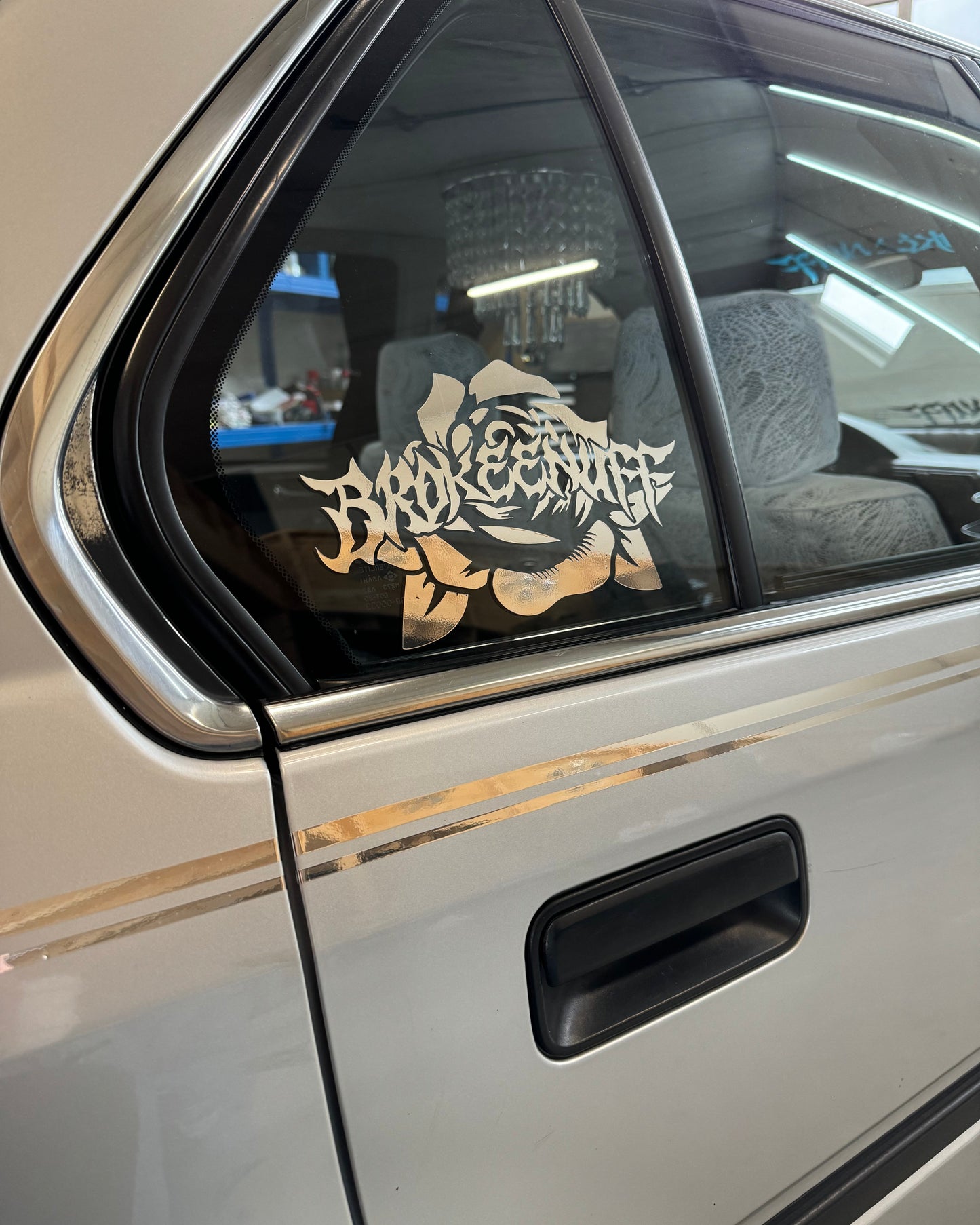 Brokeenuff Rose Sticker