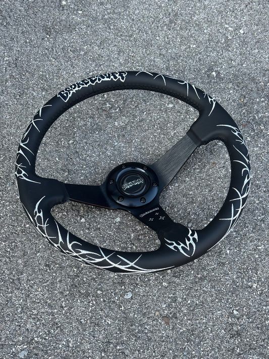 Tribal Graffiti Steering Wheel
