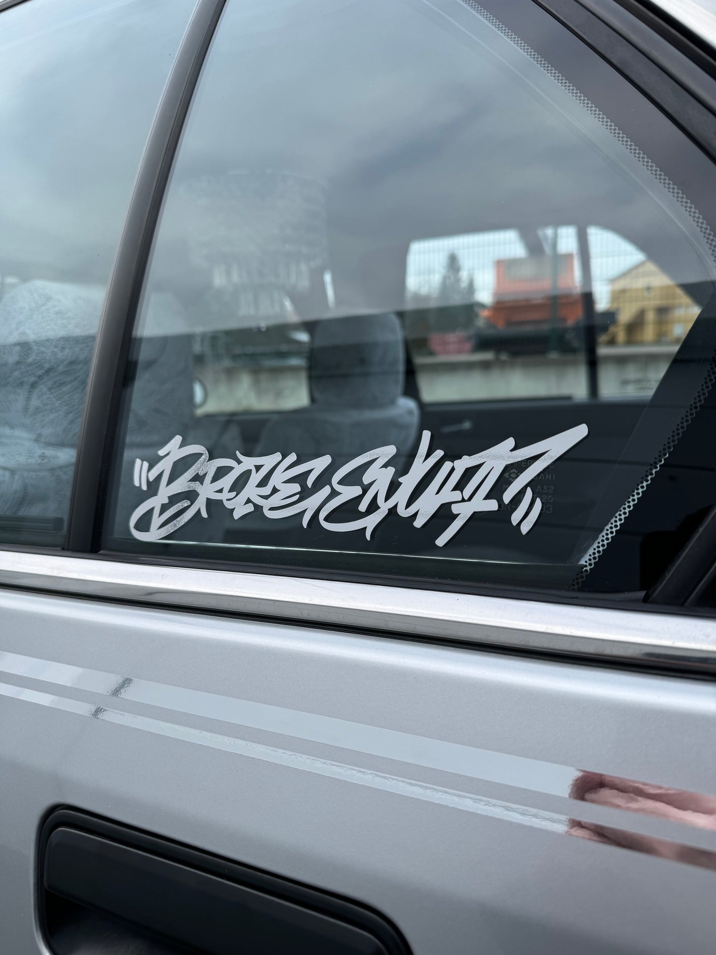 Brokeenuff Graffiti one line Sticker