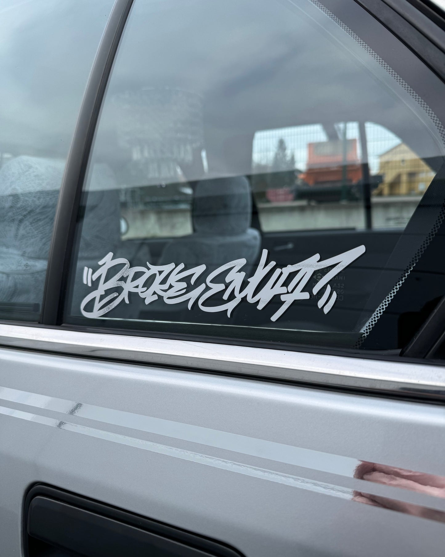 Brokeenuff Graffiti one line Sticker