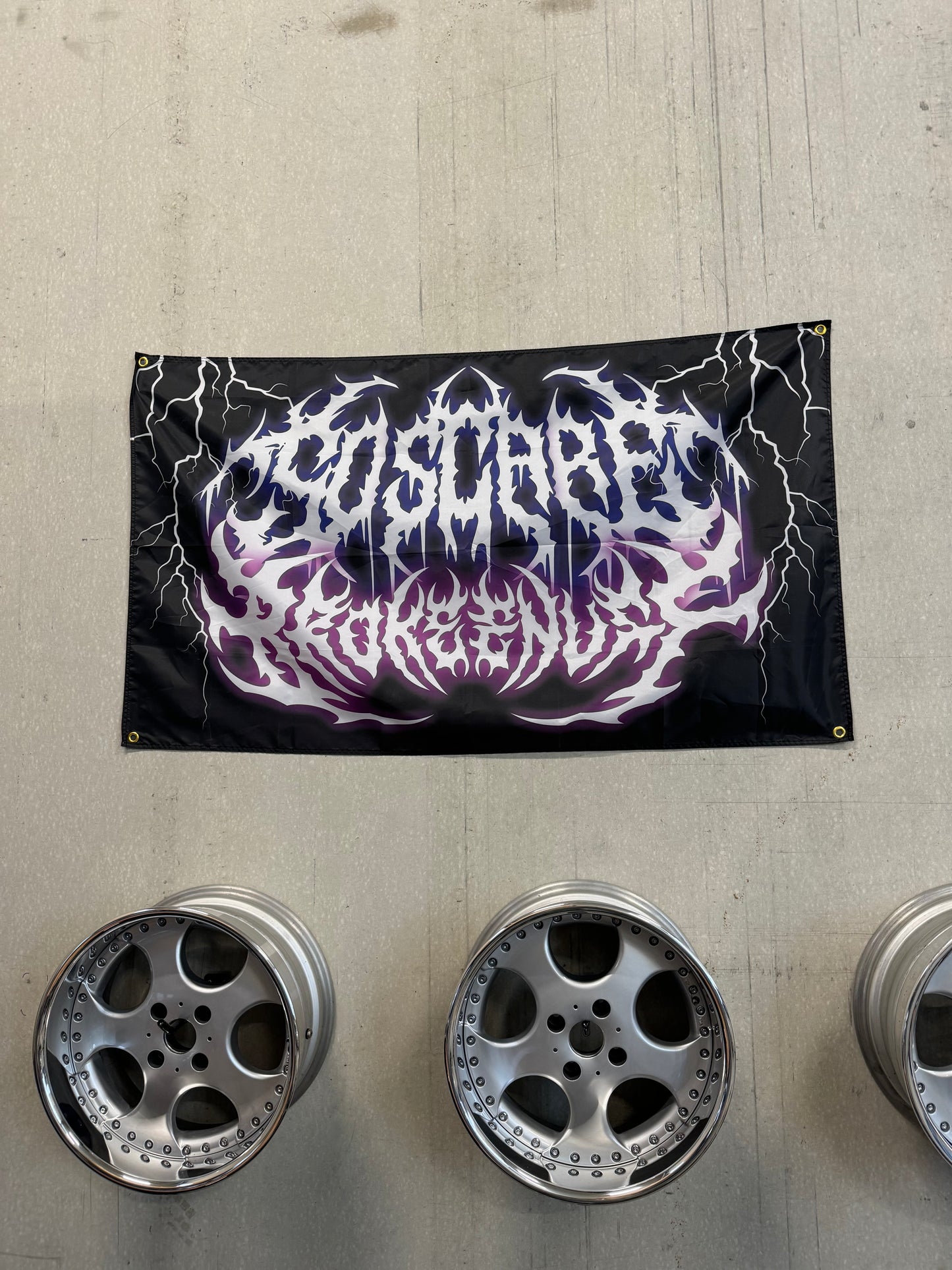 SoScare x Brokeenuff Garage Flag