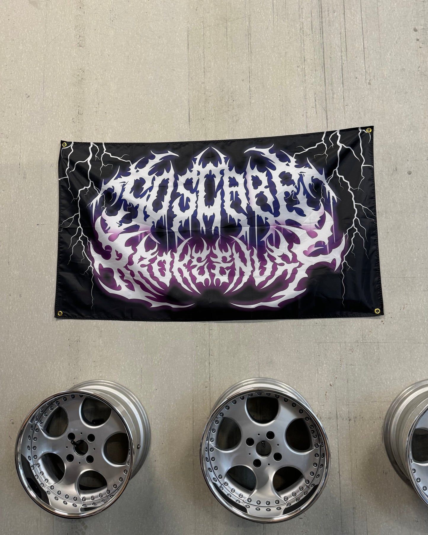 SoScare x Brokeenuff Garage Flag