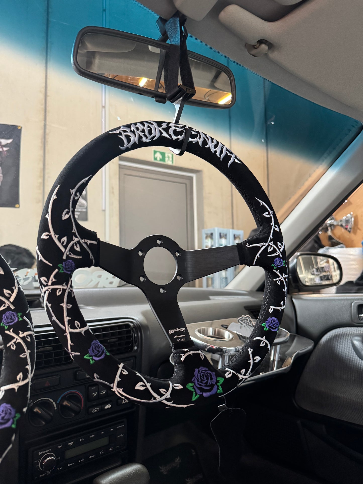 Steering Wheel Mirror Holder