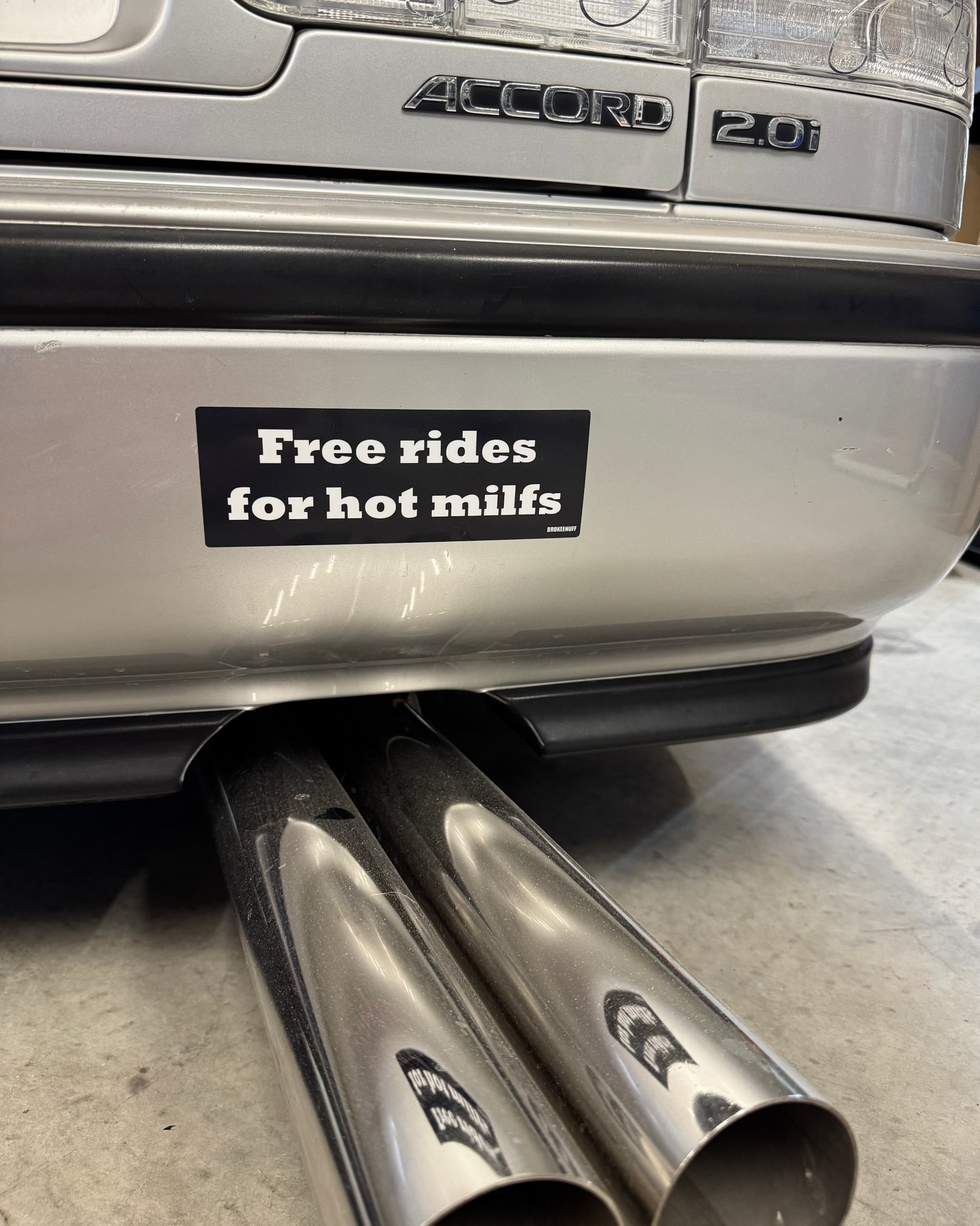 Free rides for hot milfs Slap Sticker