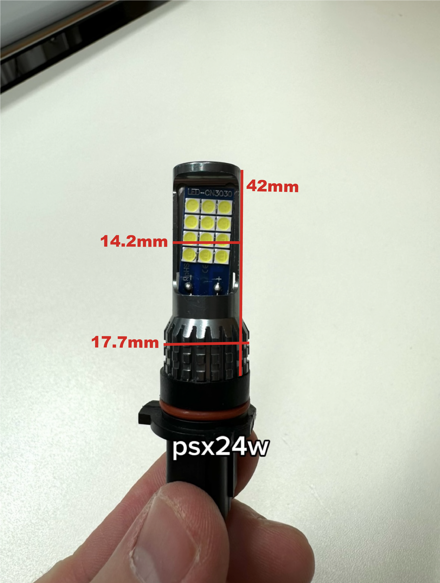 psx24w or psx26w white Strobe LEDs