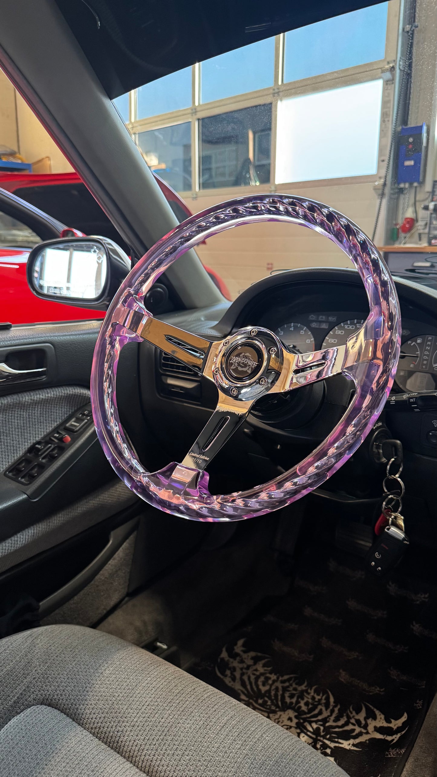 Thorns Purple Chrome Steering Wheel (Limited!)