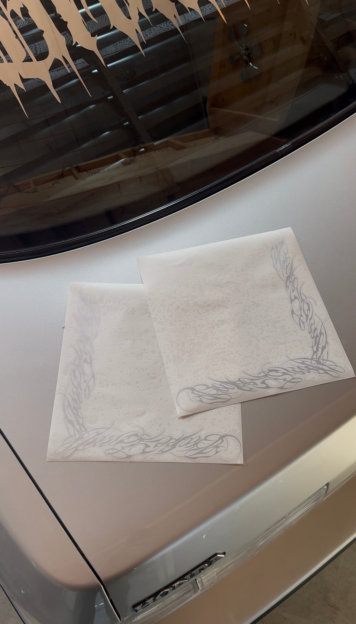 Brokeenuff Tribal Signature Corner Sticker