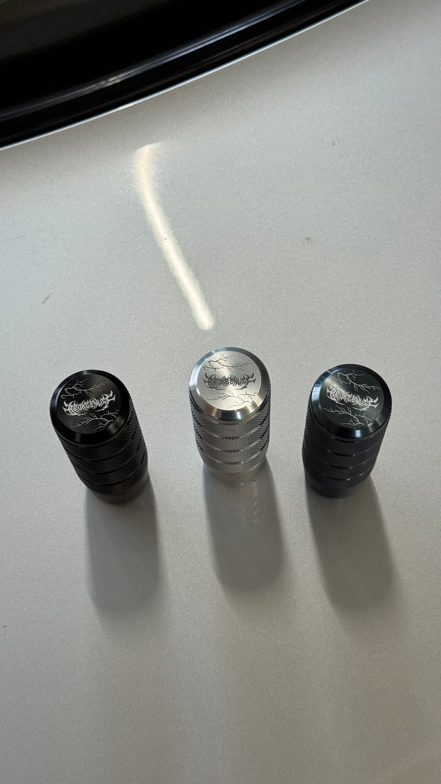 Brokeenuff Metal Thunderbolts Shift Knob