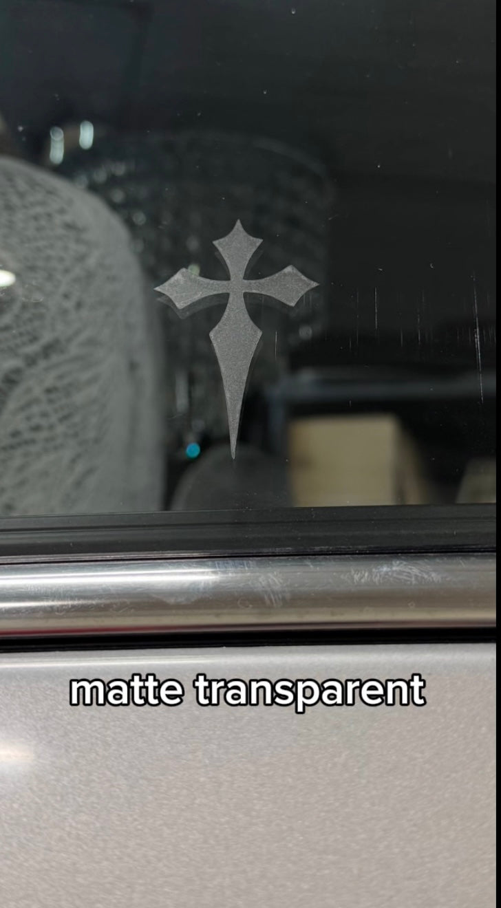 Cross Sticker