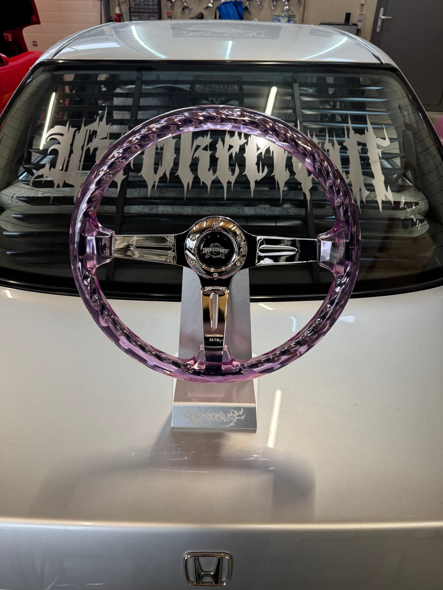 Thorns Purple Chrome Steering Wheel (Limited!)