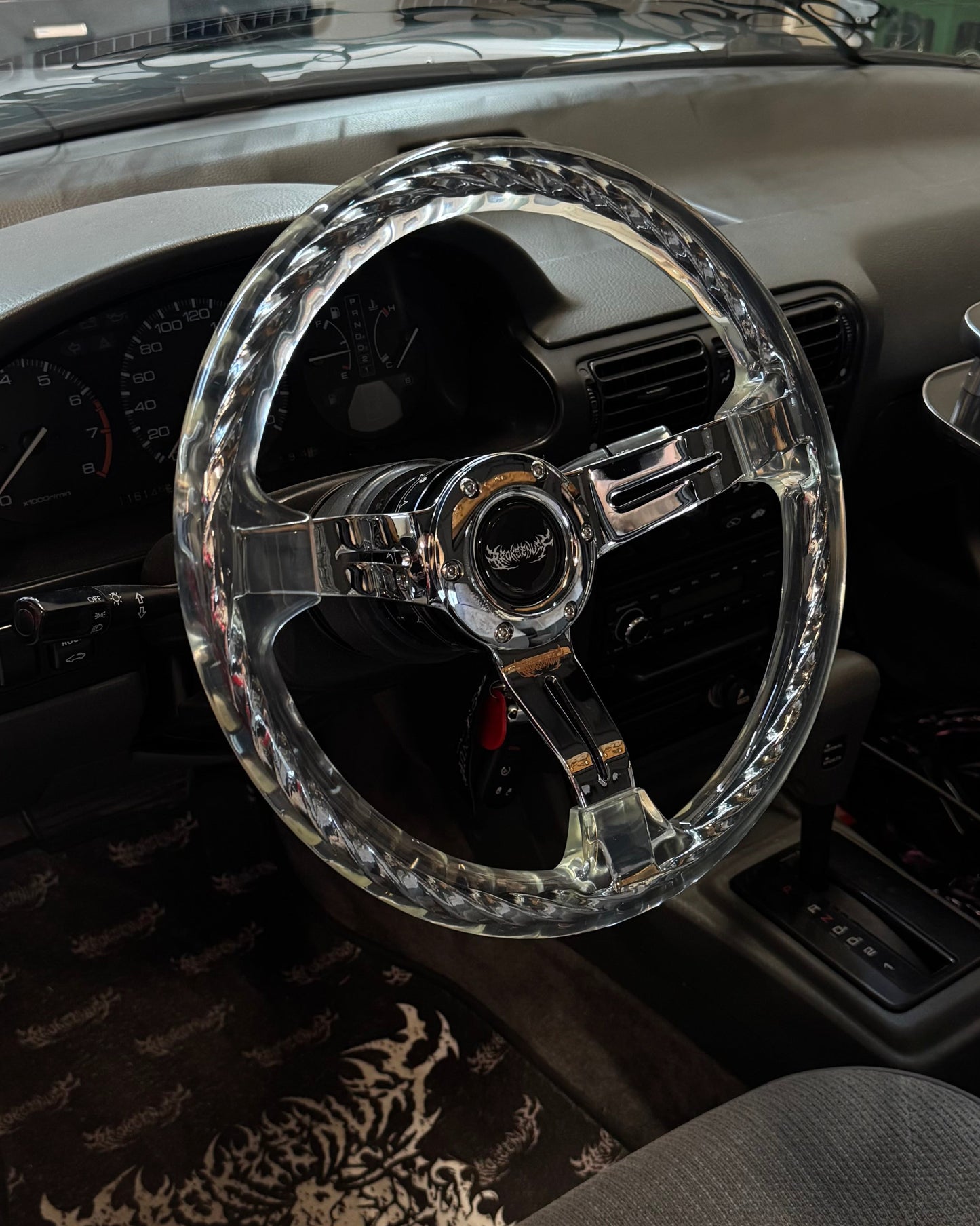 Metal Chrome Steering Wheel (small version)