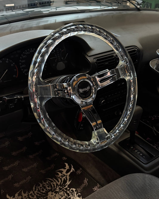 Metal Chrome Steering Wheel (small version)