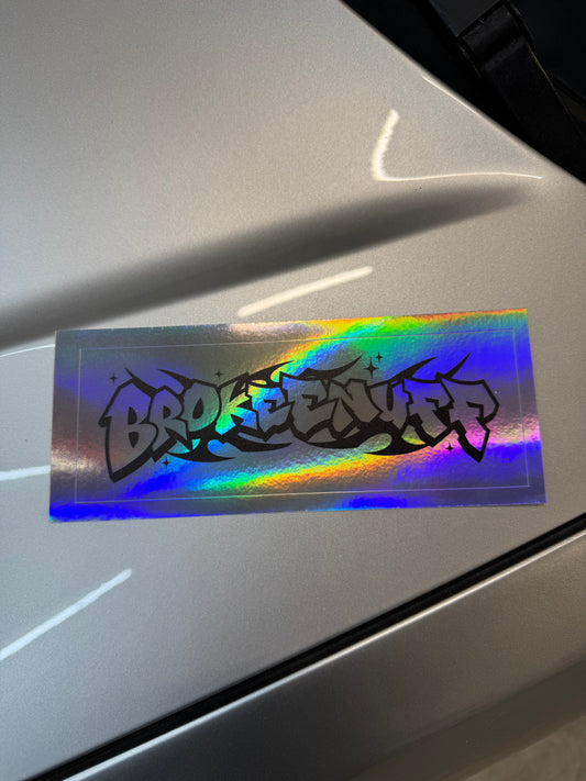 Tribal Graffiti Slap Sticker Oilslick