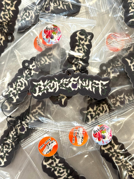 Thorns and Purple Rose Air Freshener