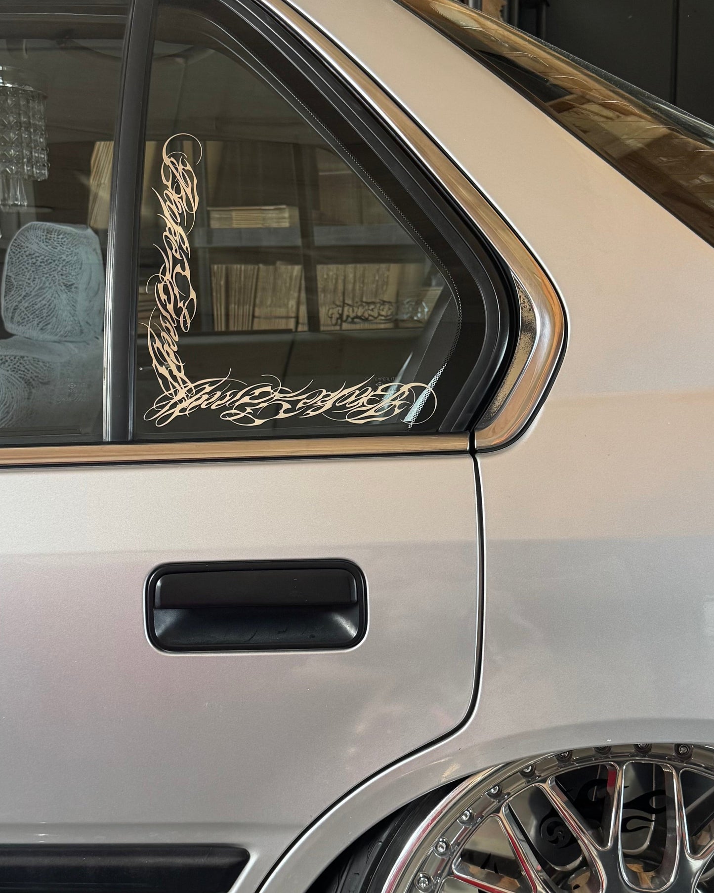 Brokeenuff Tribal Signature Corner Sticker