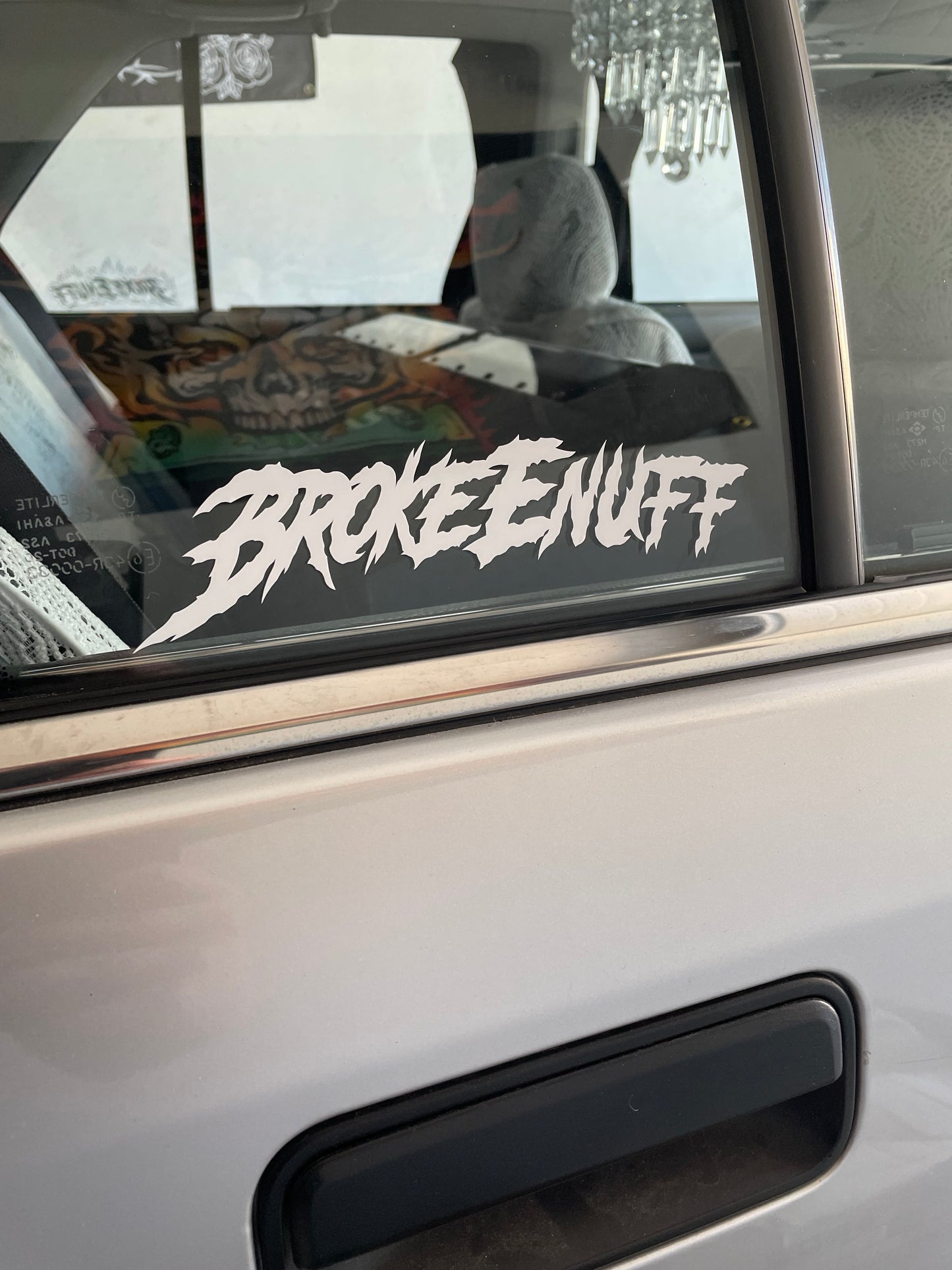 Brokeenuff Flame Sticker