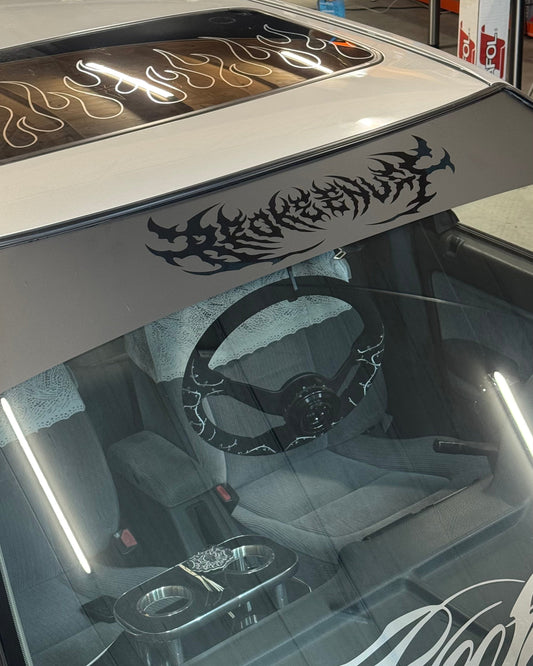 Metal Sun Strip Banner