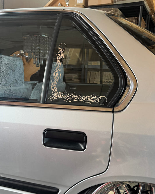 Brokeenuff Tribal Signature Corner Sticker