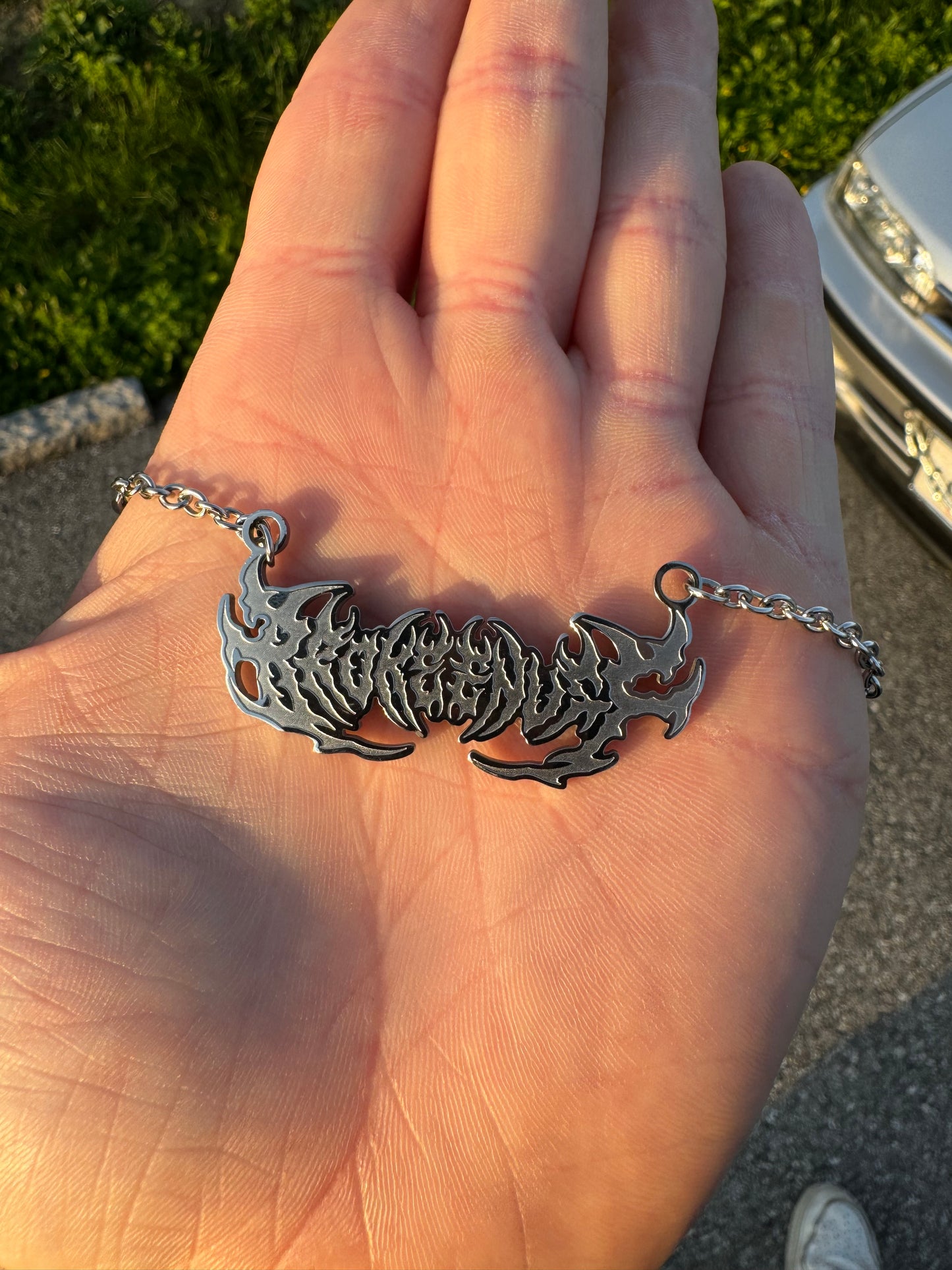 Brokeenuff Metal Necklace