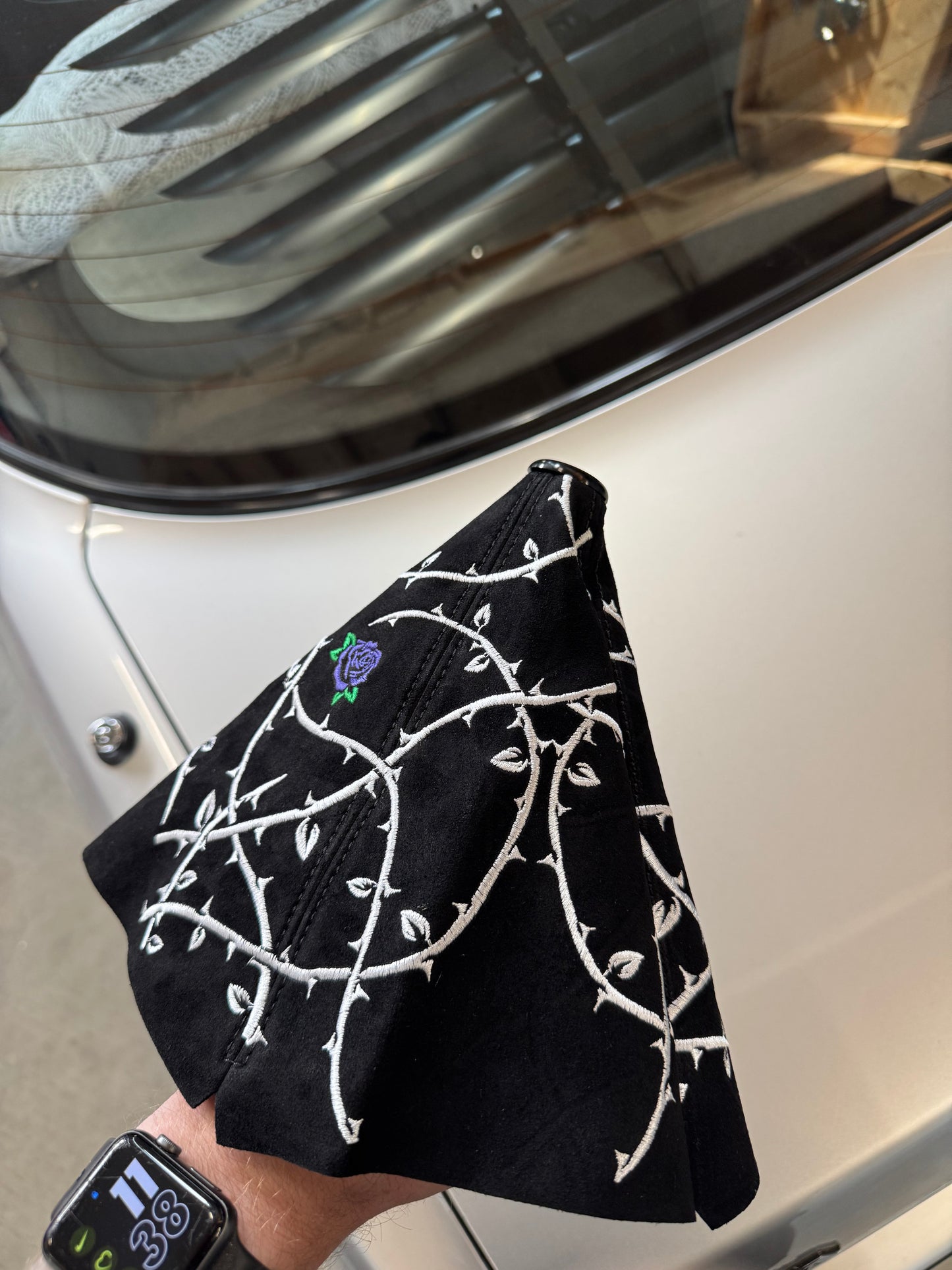 Thorns and Purple Roses Shift Boot