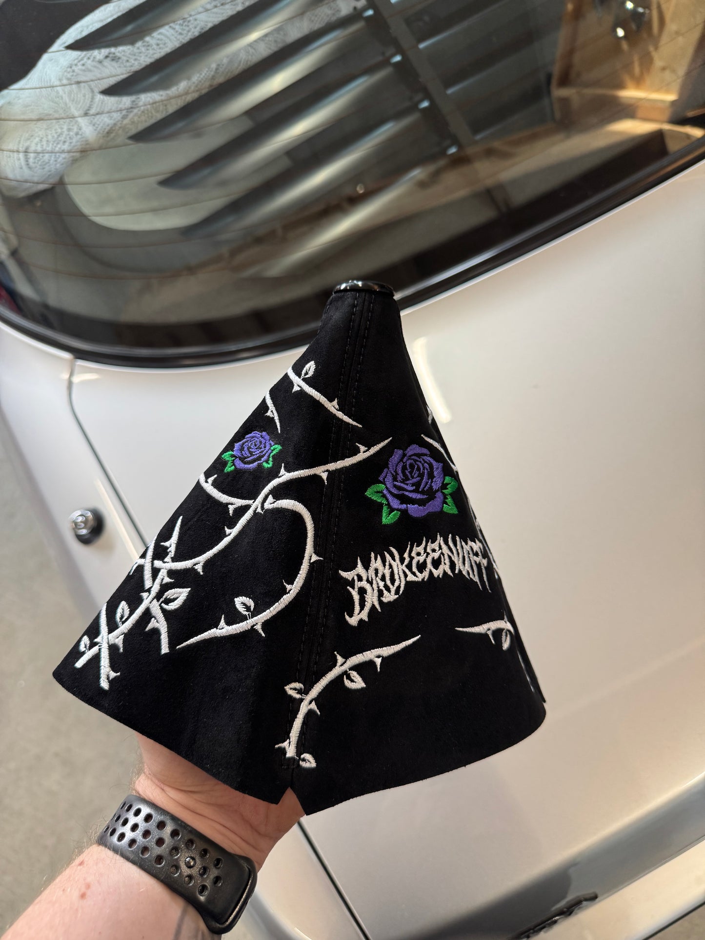 Thorns and Purple Roses Shift Boot