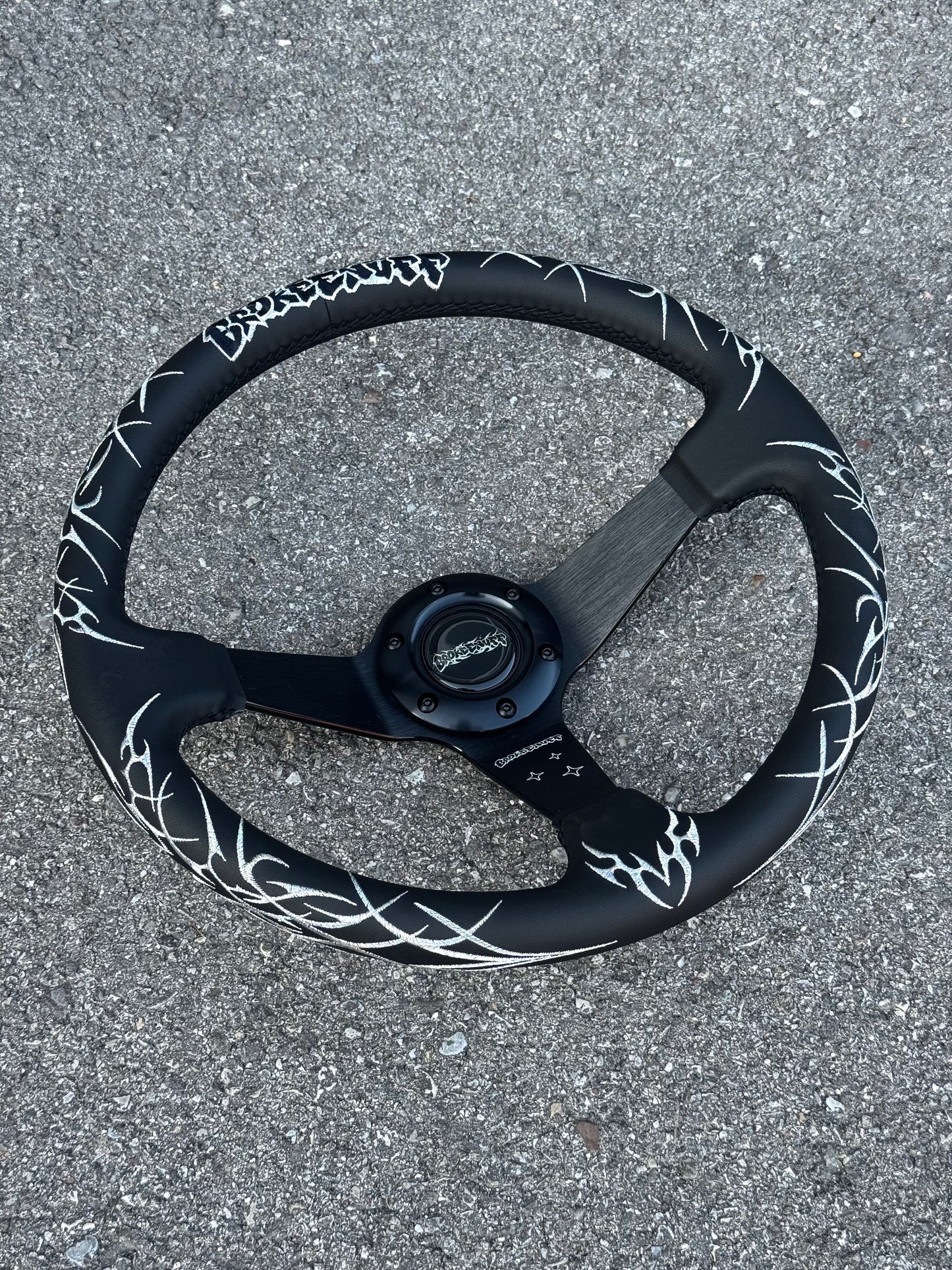 Tribal Graffiti Steering Wheel