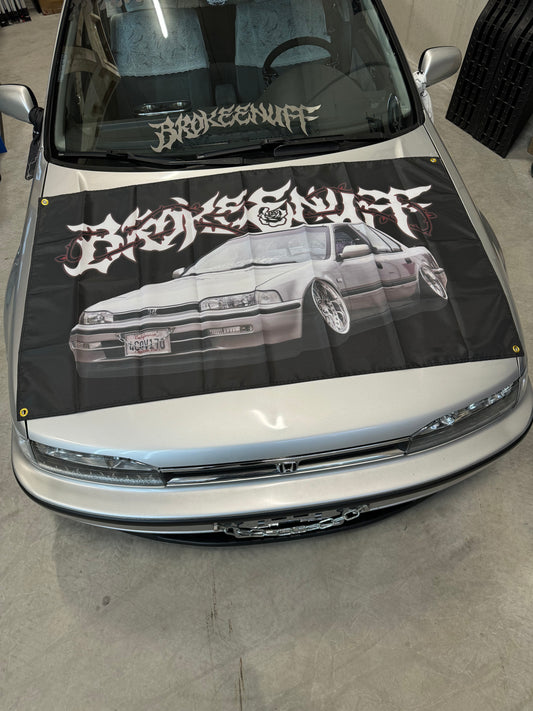 Thorns Stanced Honda Garage Flag