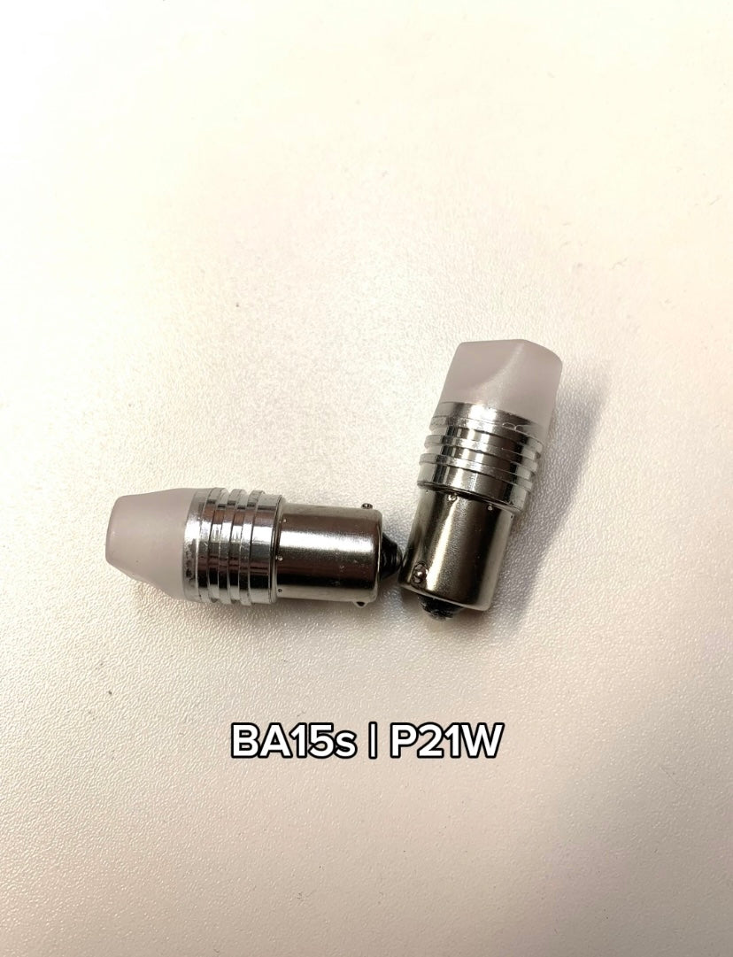 Red Strobe Brake LED Bulbs BAY15d | P21/5W and BA15s | P21W