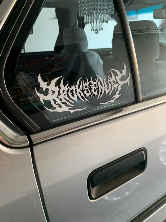 Brokeenuff Metal Sticker