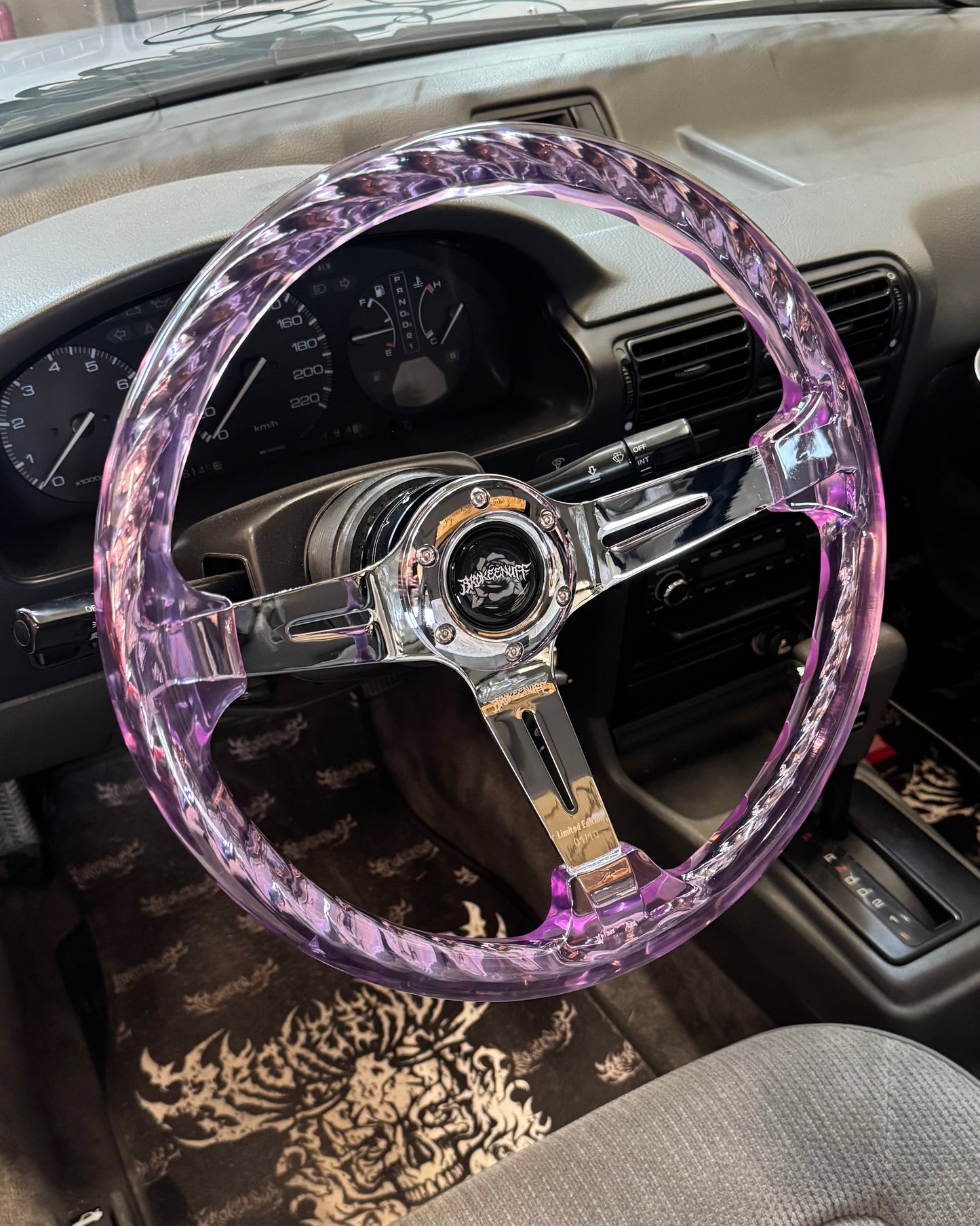Thorns Purple Chrome Steering Wheel (Limited!)