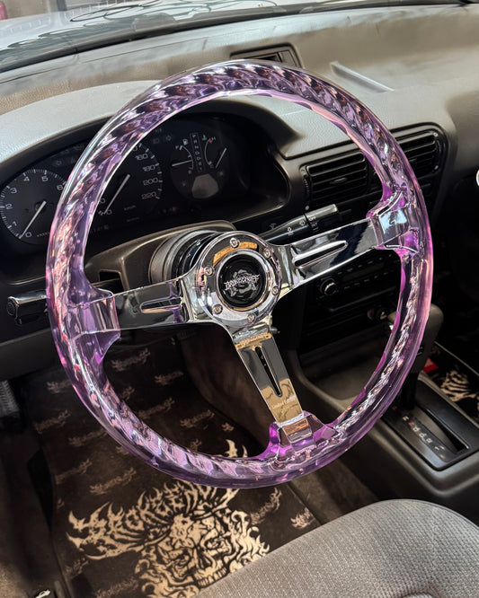 Thorns Purple Chrome Steering Wheel (Limited!)