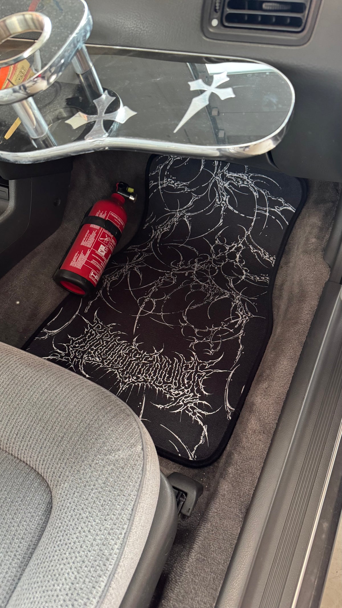 Death Metal Cyber Sigilism Floor Mats