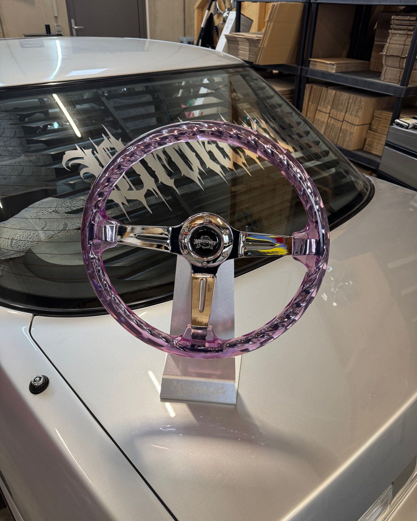 Thorns Purple Chrome Steering Wheel (Limited!)