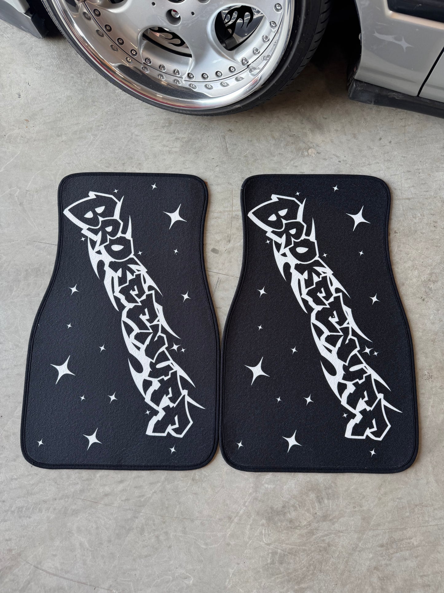 Tribal Graffiti Stars Floormats