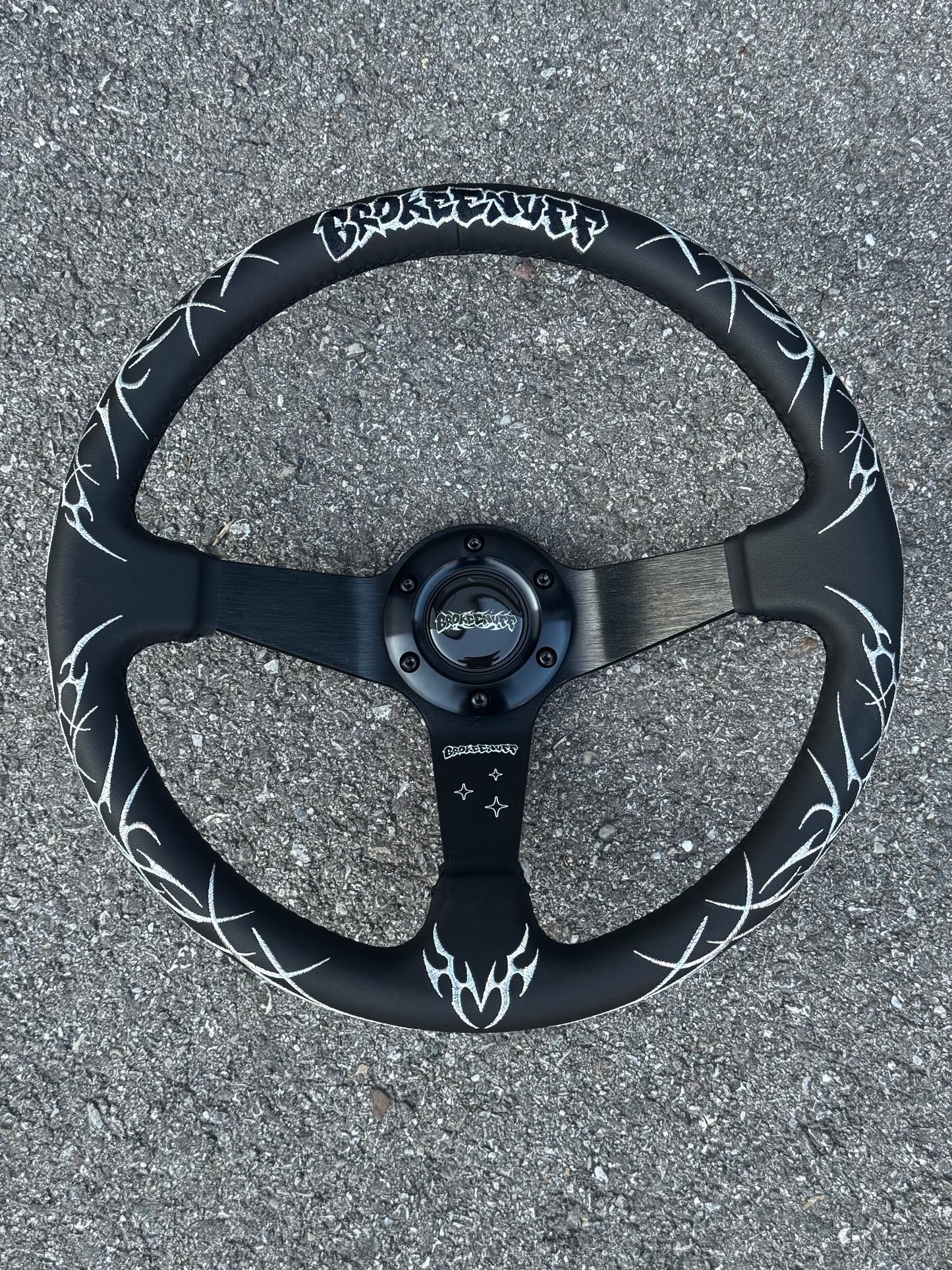 Tribal Graffiti Steering Wheel