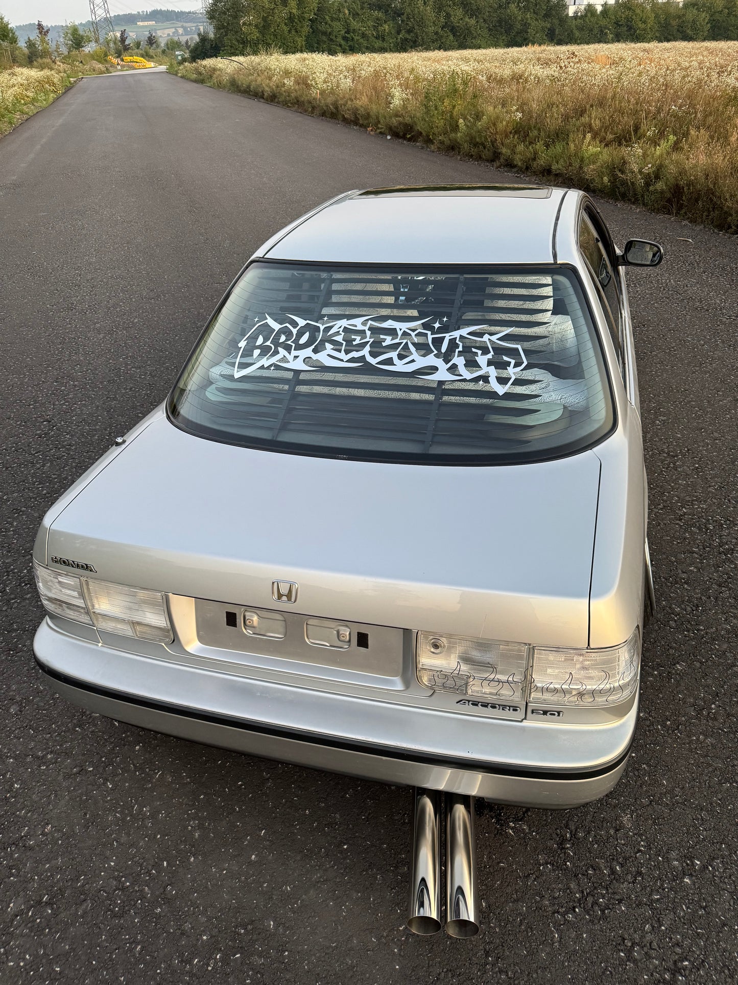 Tribal Graffiti Front or Rear Window Banner