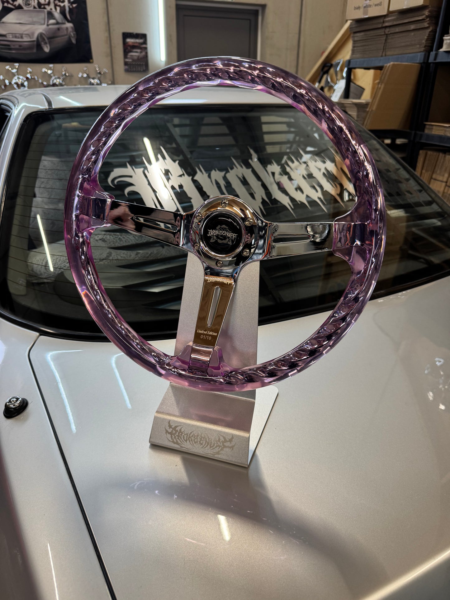 Thorns Purple Chrome Steering Wheel (Limited!)
